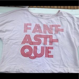 Fantastique pink Sweatshirt Anthropologie